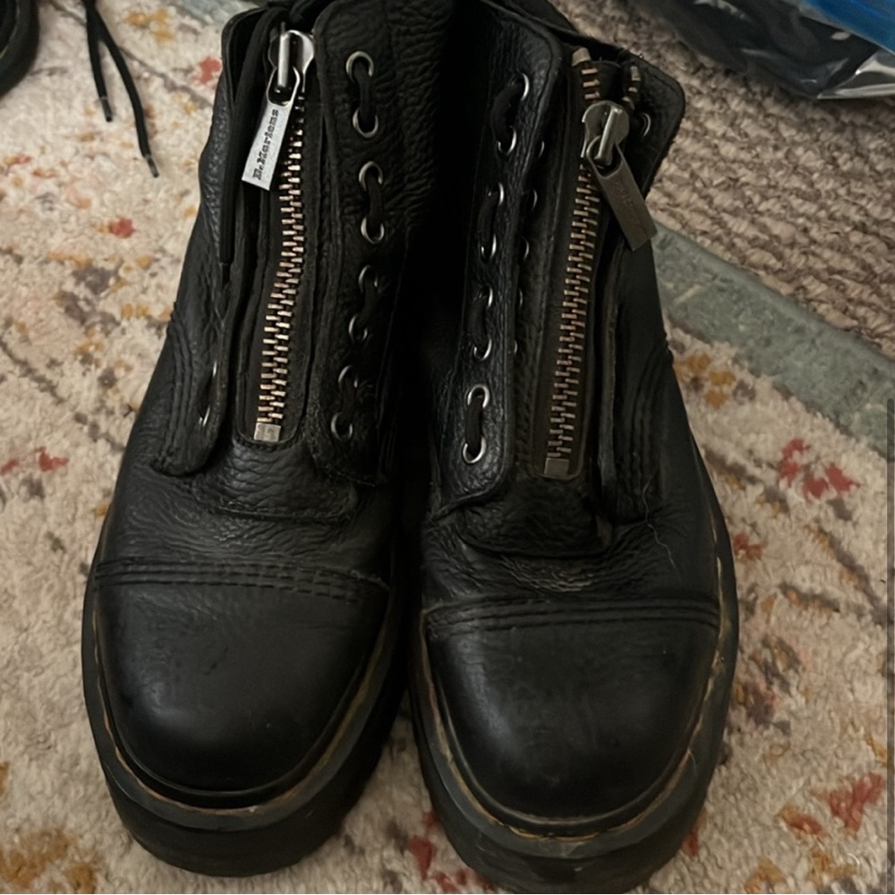 doc dr marten platform combat boots